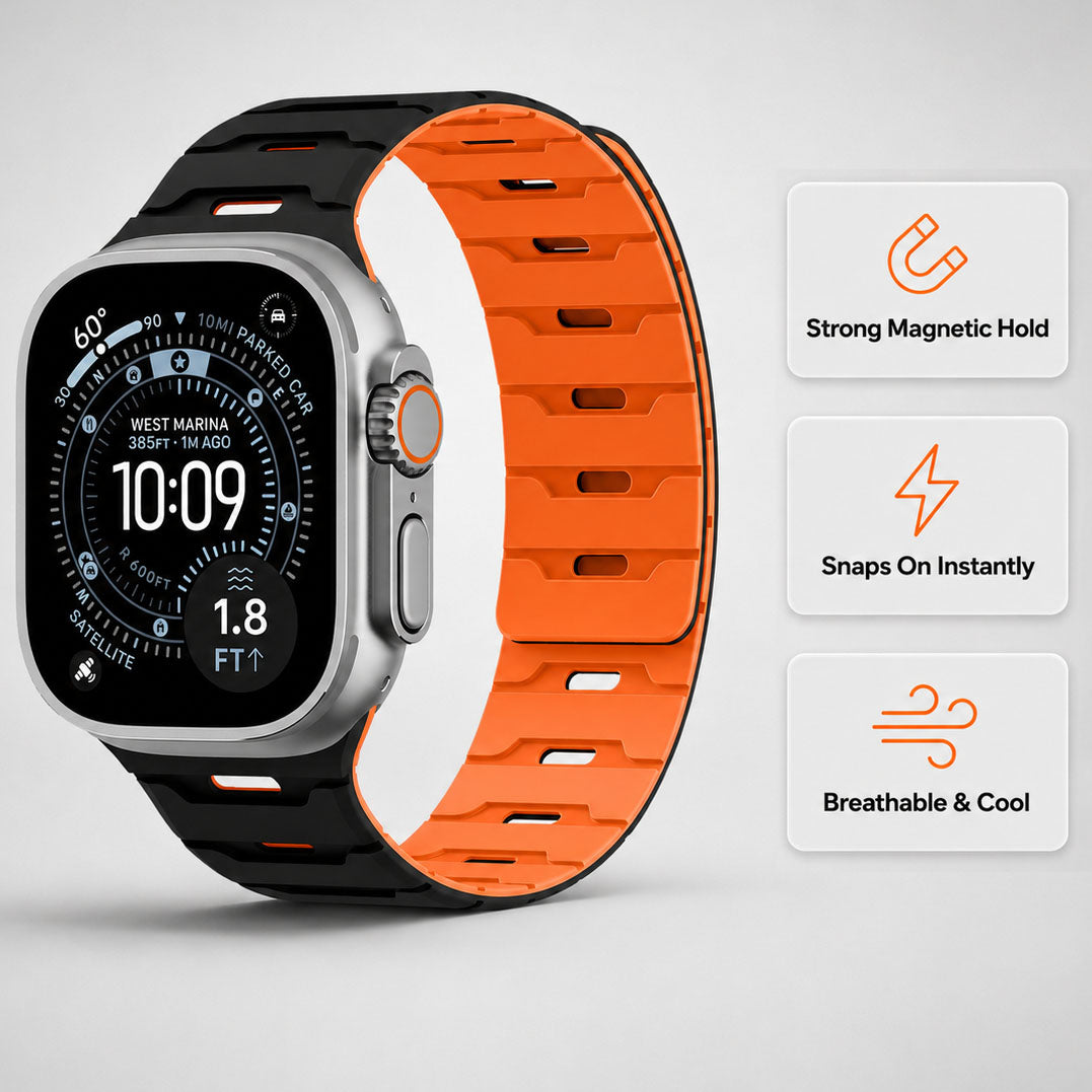 SnapLock Secure Magnetic Apple Watch Band